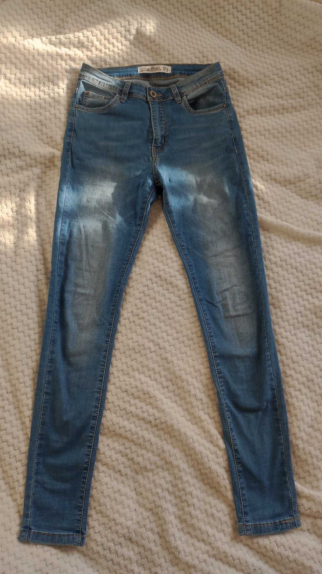 Dżinsy niebieskie rurki skinny jeans rozm. XS/S