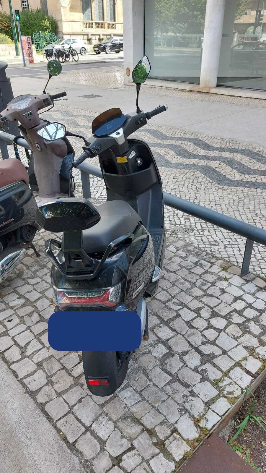 moto eléctrica sunra Robo-S cor preta ano 2020