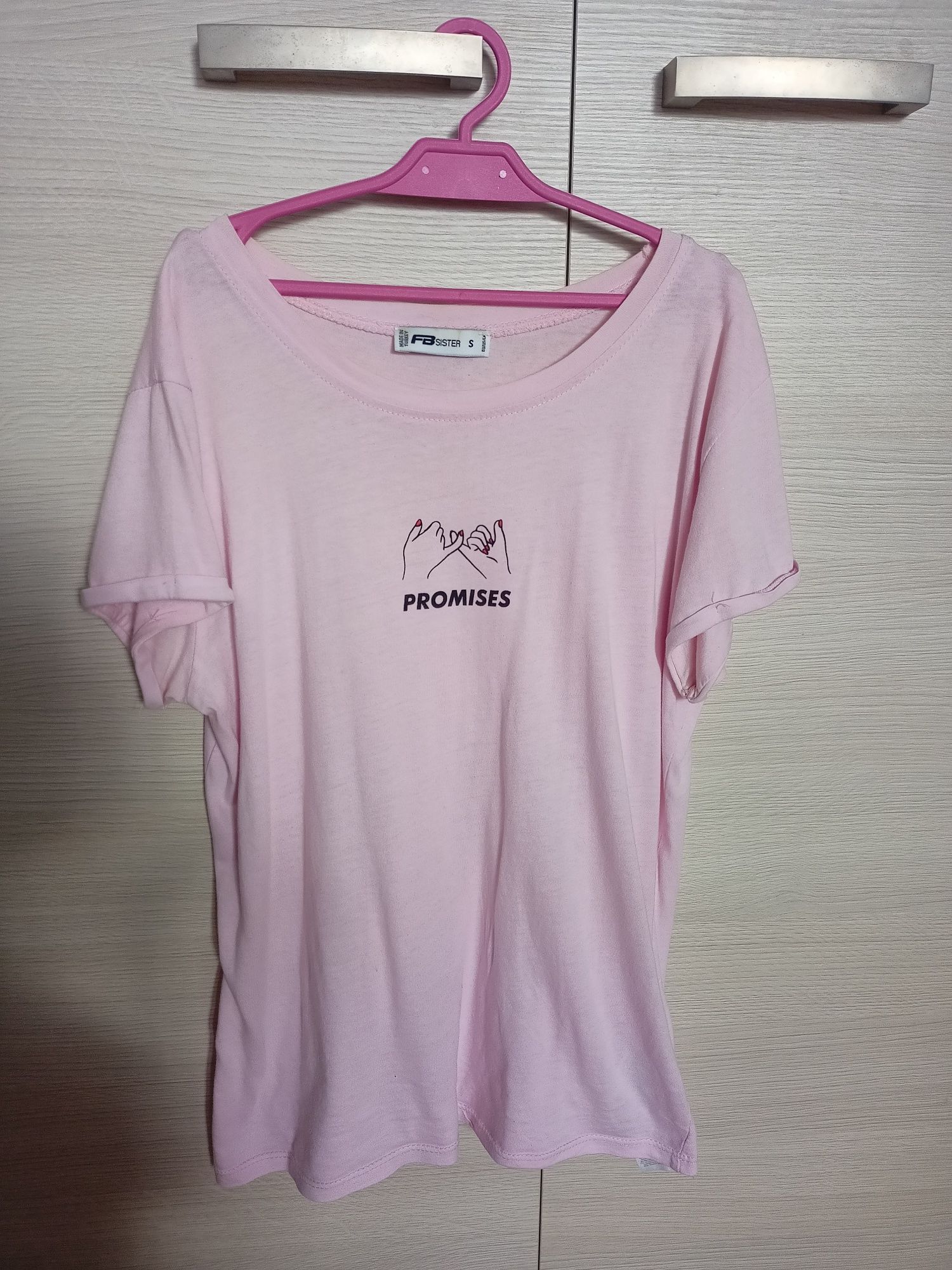 T-shirt, bluzka, koszulka damska S różowa