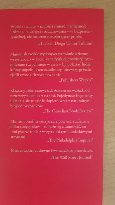 Alice Munro Miłość dobrej kobiety Nobel 2013