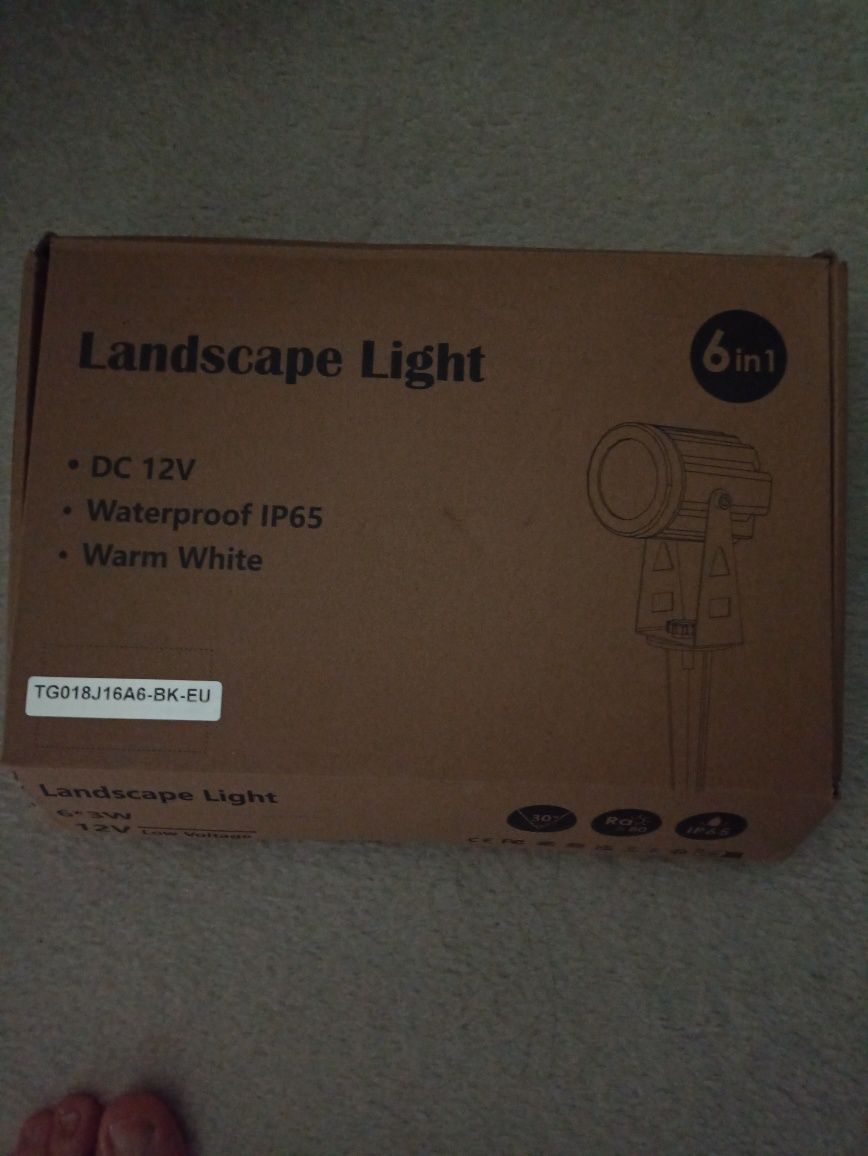 RGB lampki oświetlenie ogrodowe landscape light
