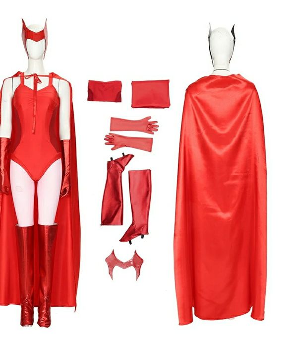 Fato Feiticeira Escarlate Clássico Scarlet Witch