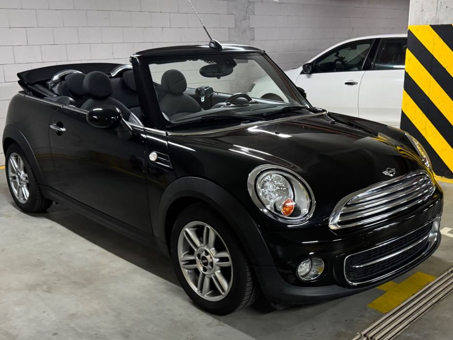 MINI Cooper Mini Cooper Cabrio Chilli 4os. SERWIS ASO PDC Czarny PIEKNY KABRIOLET
