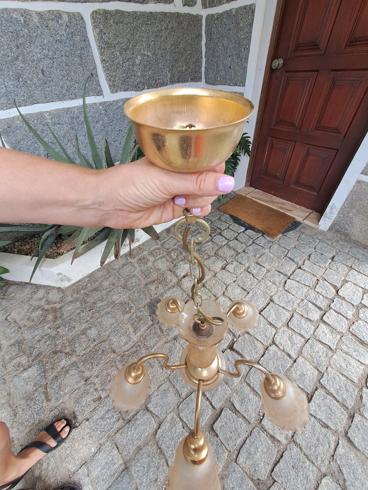 Vendo candeeiro de tecto - estilo vintage