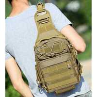 тактическая сумка, укрепленная мужская сумка рюкзак тактическая слинг.