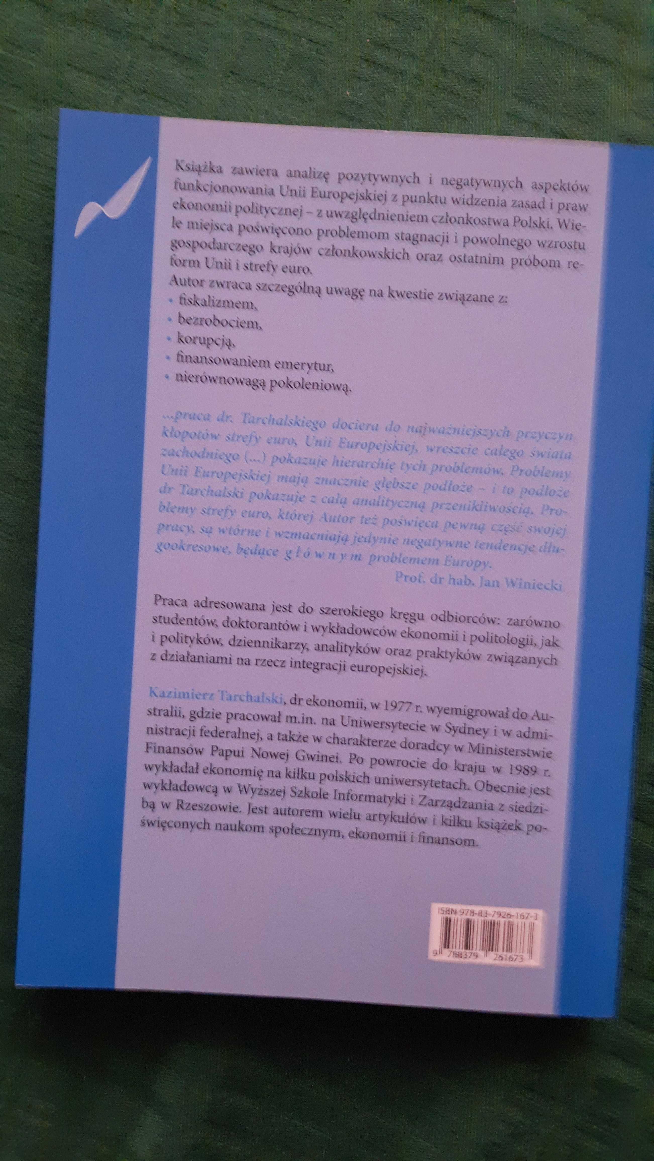 Ekonomia Polityczna Unii Europejskiej i jej problemy, K. Tarchalski