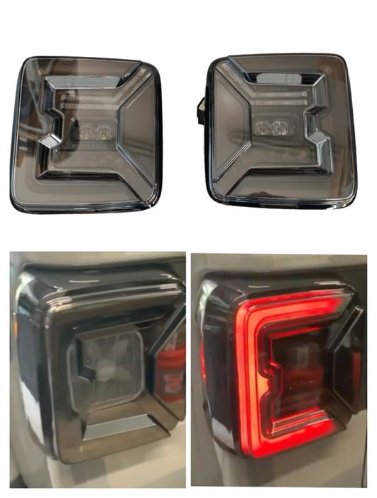 Lampy tył LED tylne Jeep Wrangler JL 2018 do 2023 europejskie