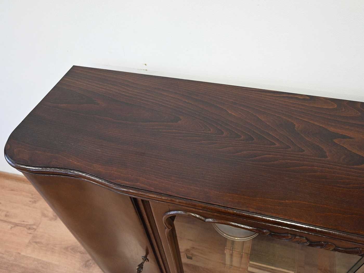 rustykalna witryna art deco suwane szyby szuflady 031806