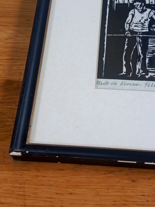 Grafika ( drzeworyt) Stefan Speil