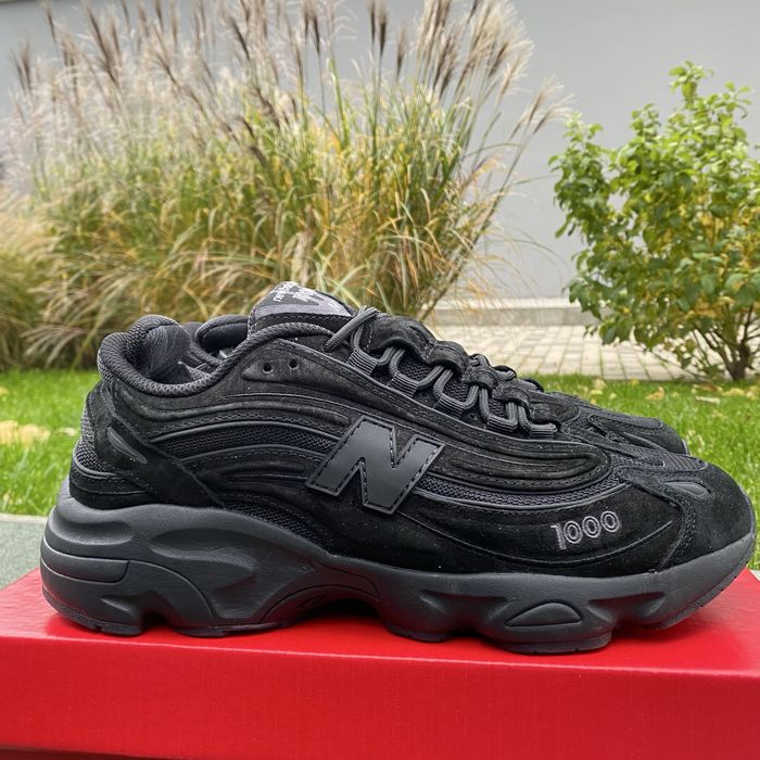 Кроссовкі new balance 1000 чорни натурално замш деми сезон