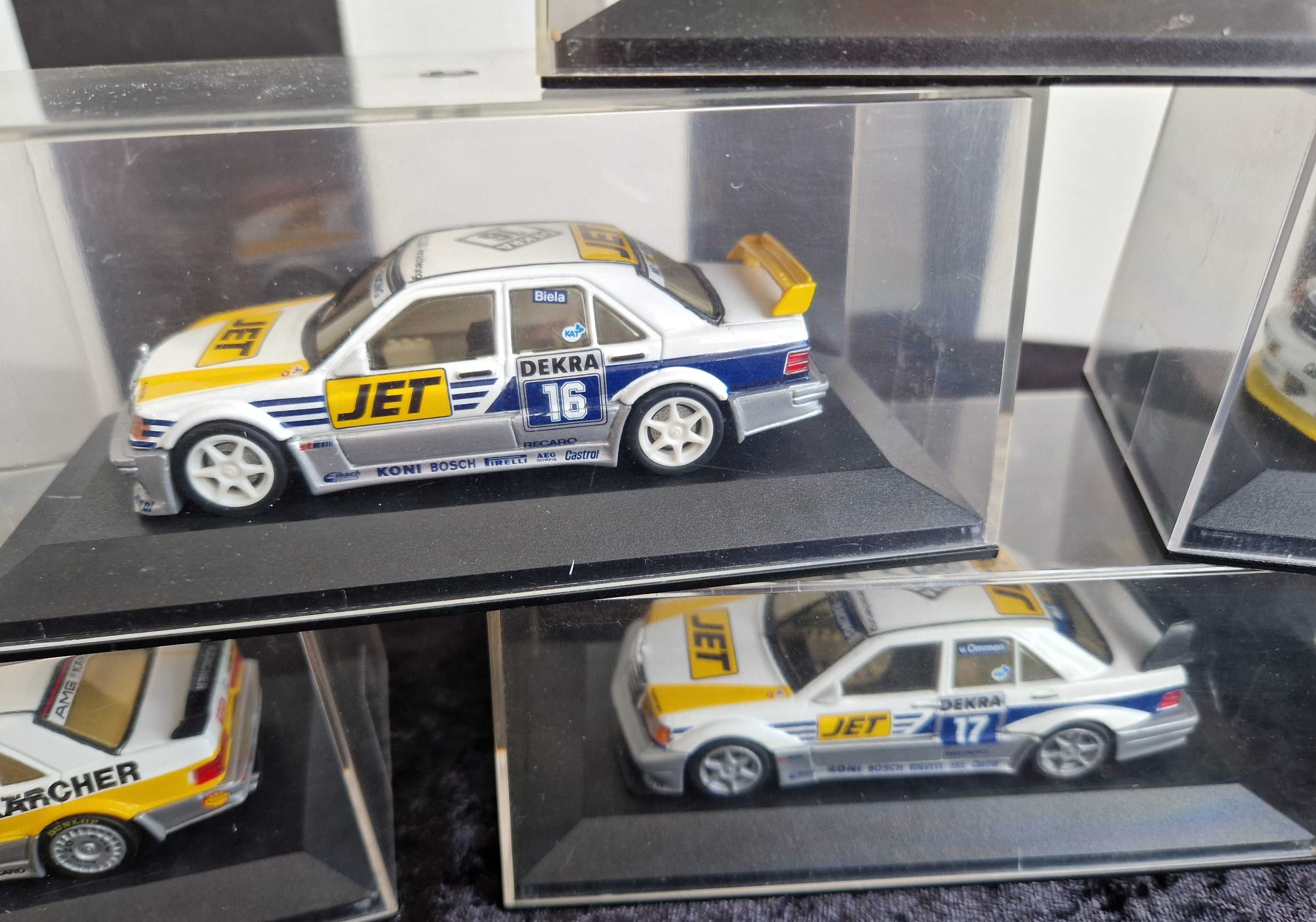 8 x Mercedes Benc  190 DTM Evo 2  MINICHAMPS 1:43