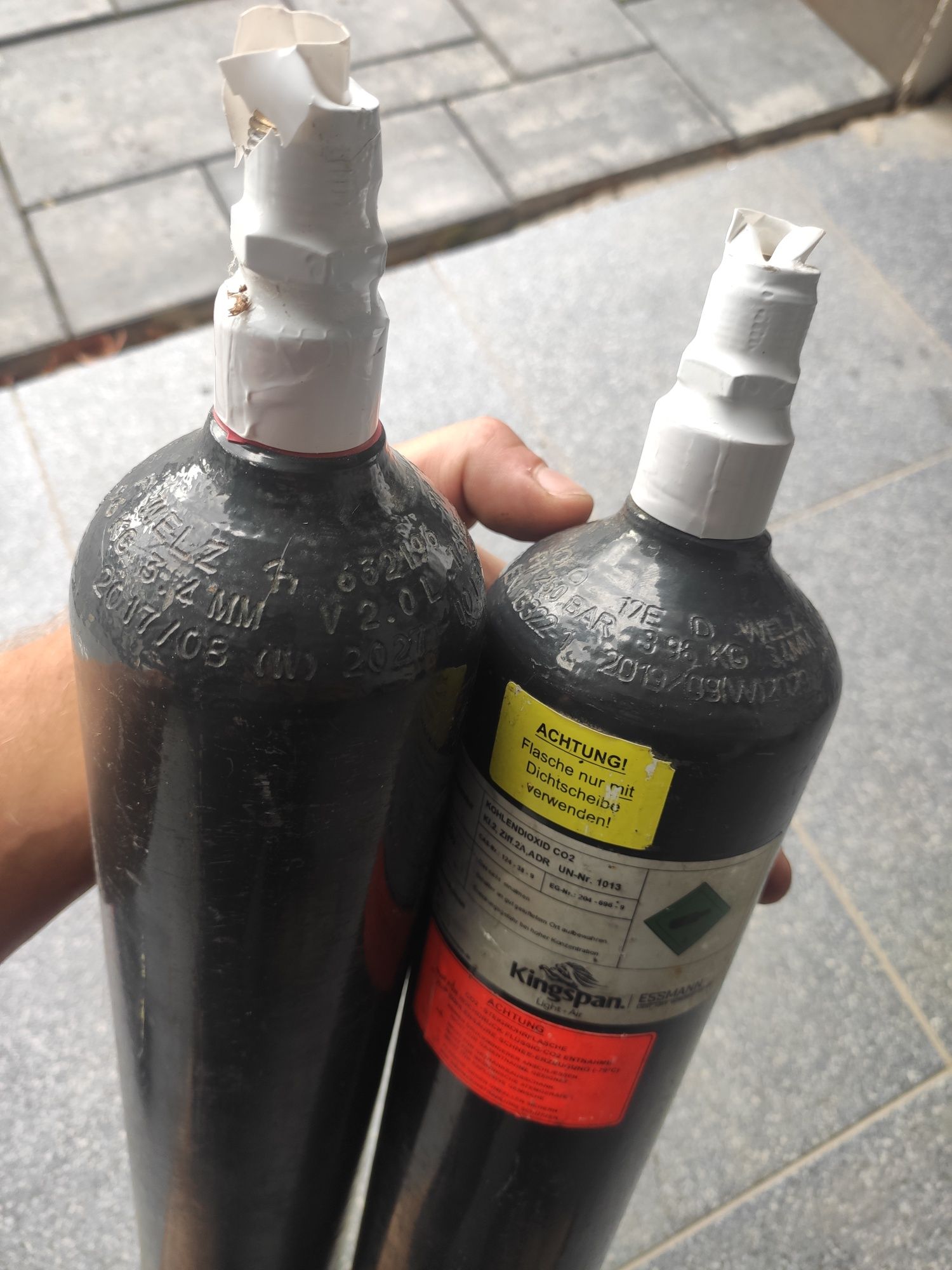 Nabój CO2 1500g do skrzynki alarm klap dymowych JOFO Essmann Kingspan