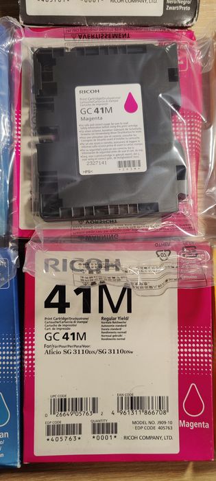 Набір картриджів Ricoh GC41 для -SG3110DN (W)-