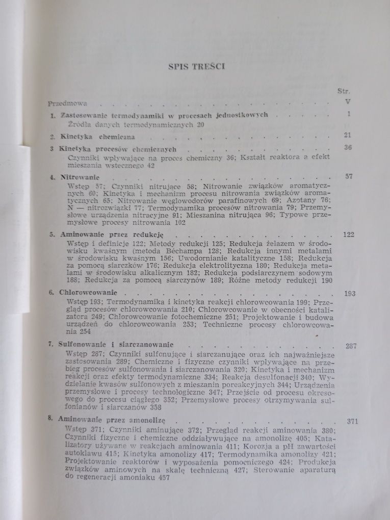 Książka "Procesy jednostkowe w syntezie organicznej" P.H. Groggins