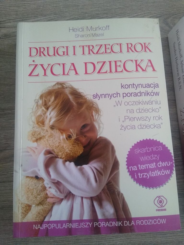 2 książki pierwszy drugi i trzeci rok życia dziecka