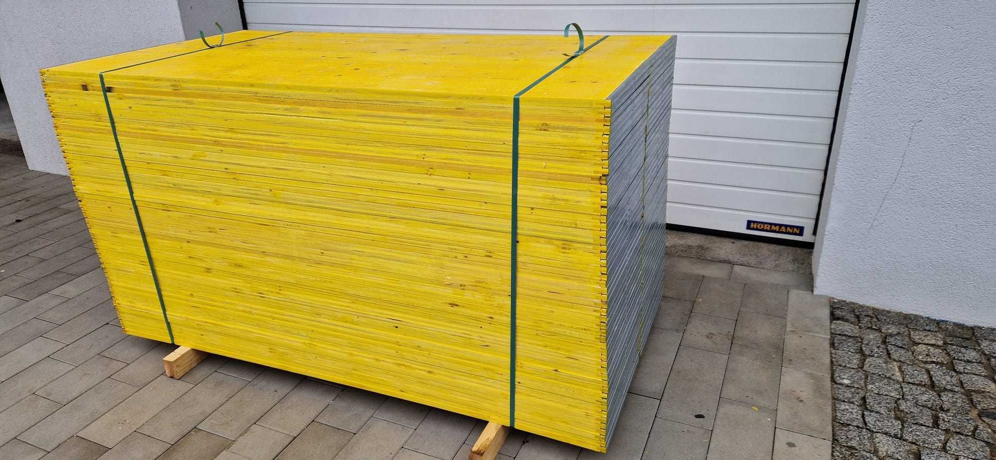 Płyta szalunkowa okuta trójwarstwowa 21x500x2000mm sklejka szalunkowa