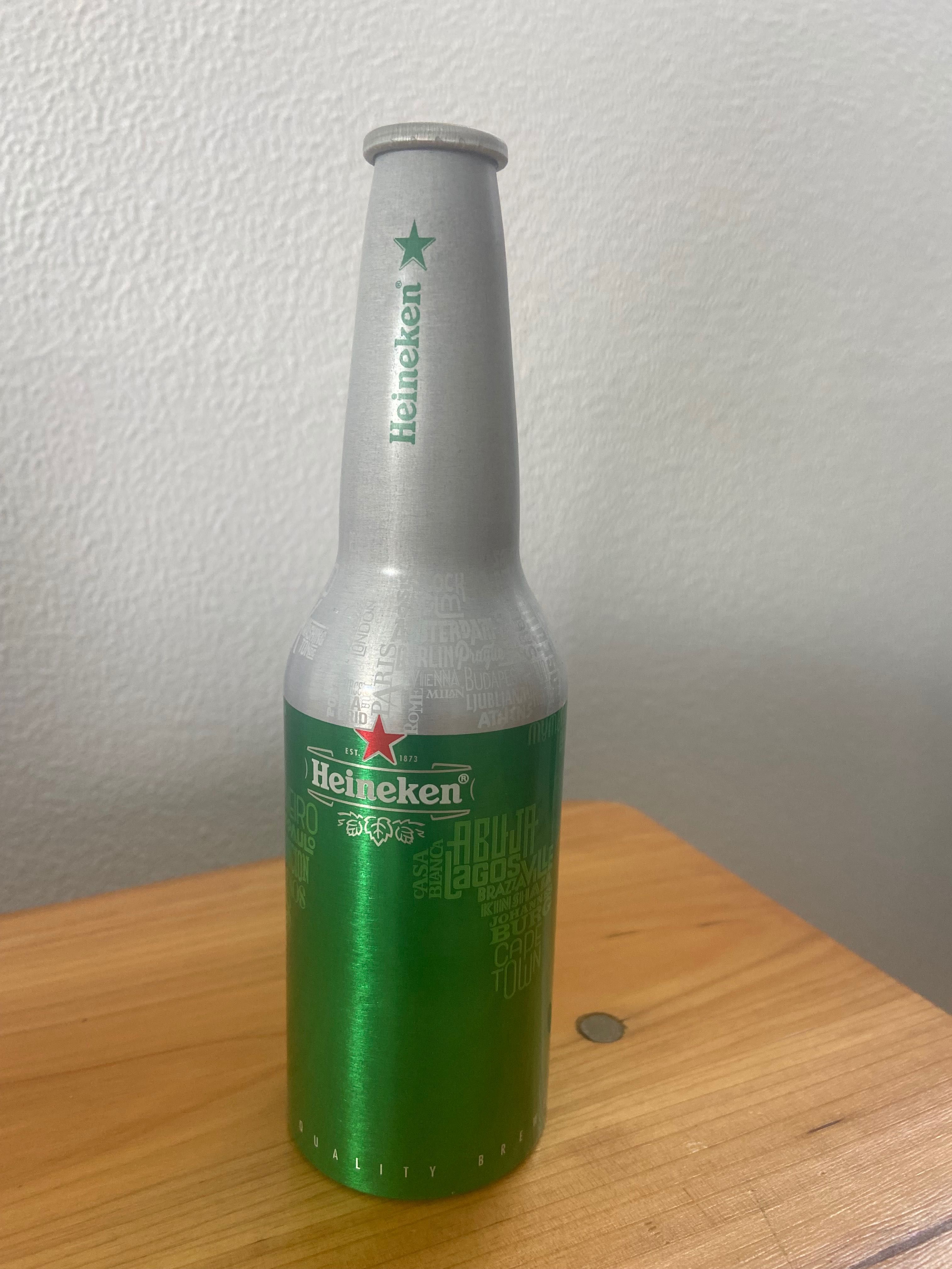 Heineken Garrafa alumínio coleção