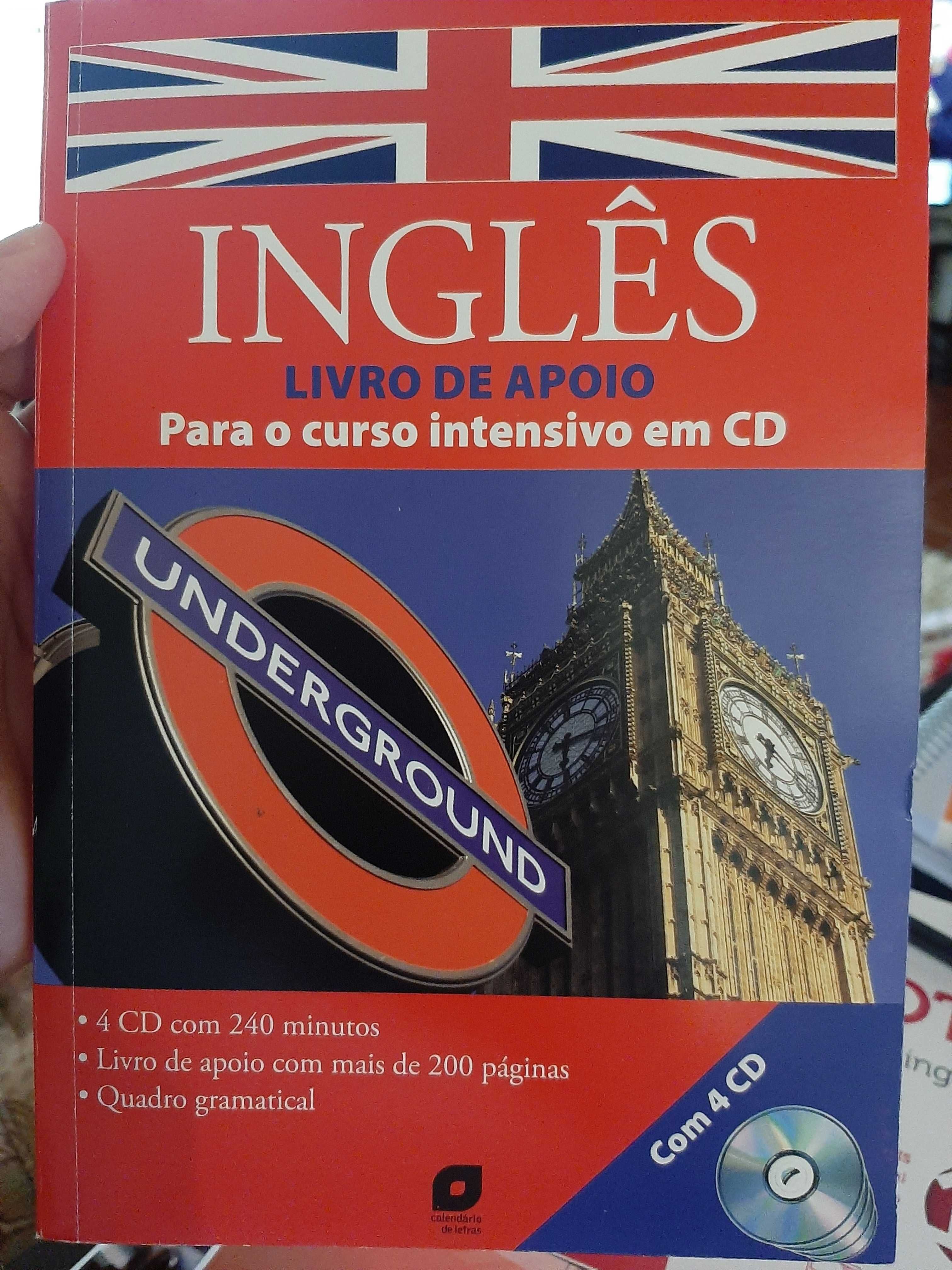 Inglês - Livro de Apoio para curso intensivo em CD