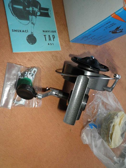kołowrotek TOKOZ TAP 451 czechosłowacki zabytek kolekcjonerski