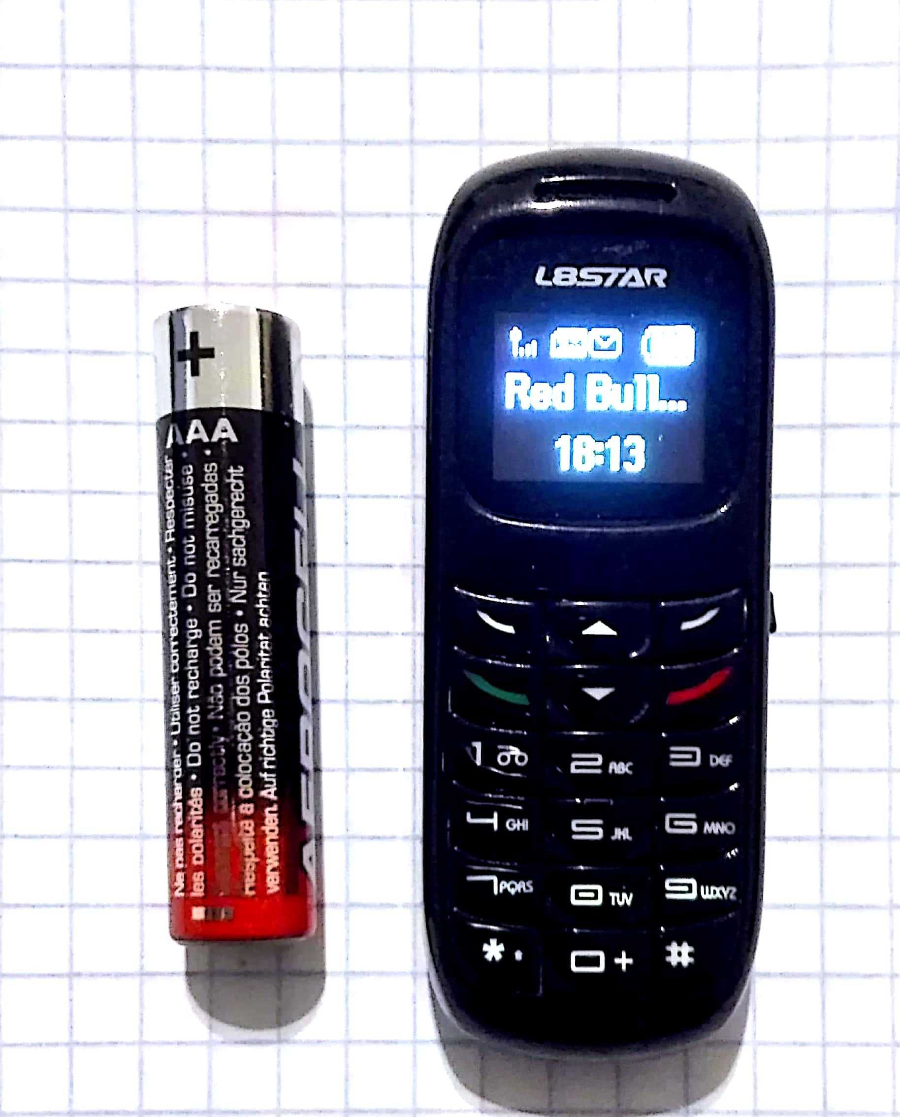 Najmniejszy telefon z modulatorem mniejszy od zapalniczki