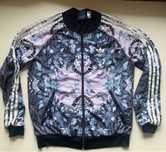 Adidas bluza firebird w kwiaty S