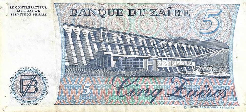 Notas antigas - Zaire