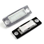 Conjunto de 2 Luzes LED 12v de matrícula vw Volkswagen NOVO