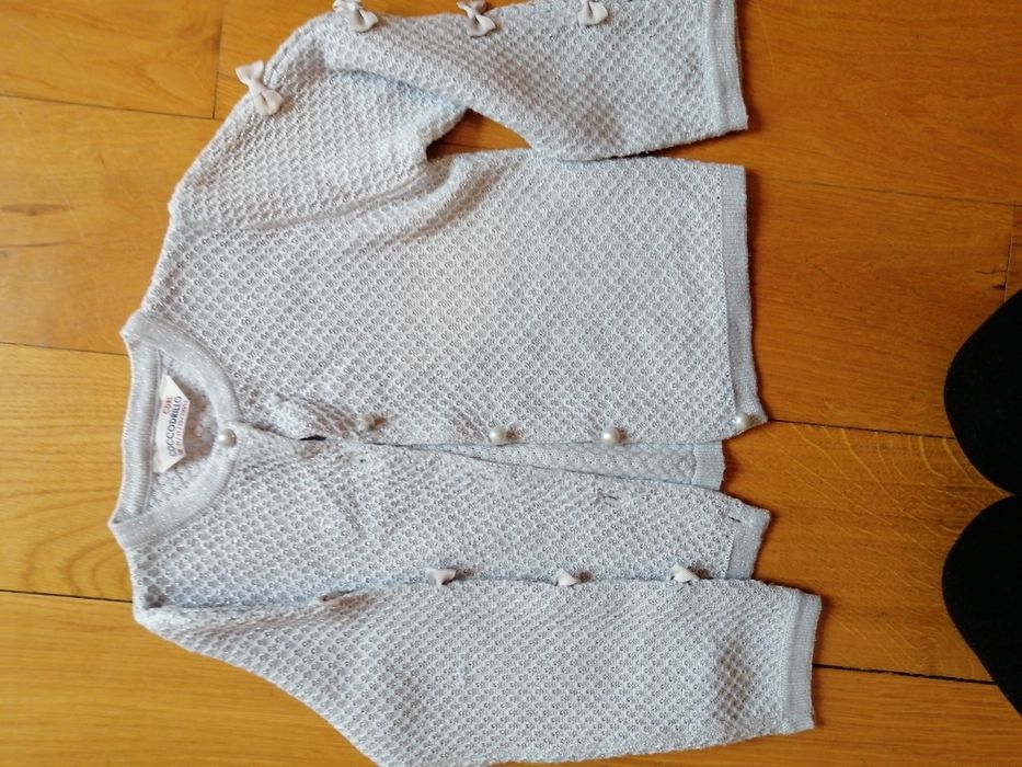 Sweterek dziewczęcy wizytowy