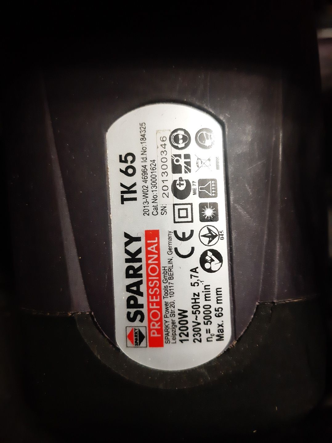 Дисковая пила Sparky TK 65
