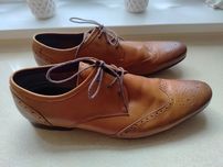 Clarks rozm. 46 skórzane półbuty męskie