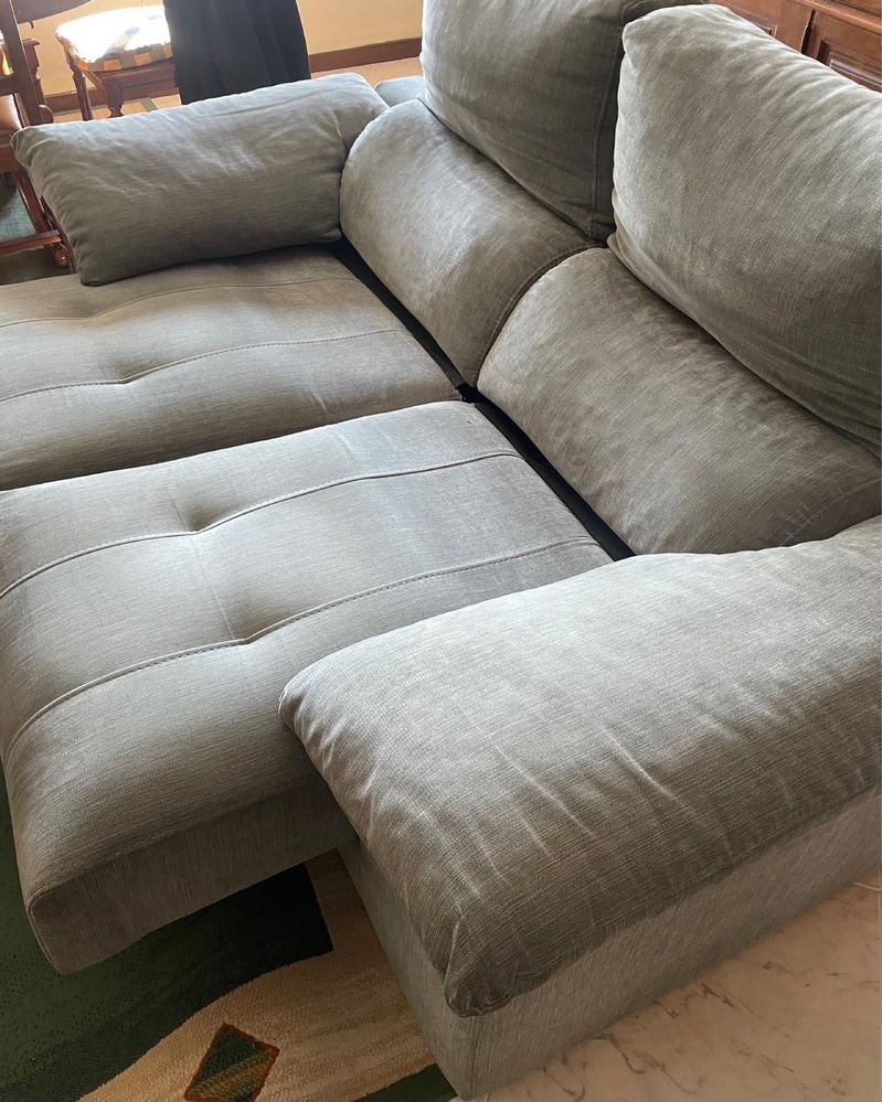 Sofá Cinzento Extensível