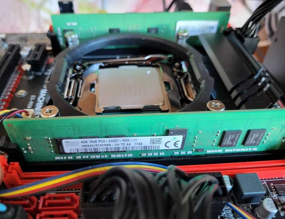 Bundle X99 (Xeon) (Board+CPU+cooler+8GB+NVME+WiFi e BL)