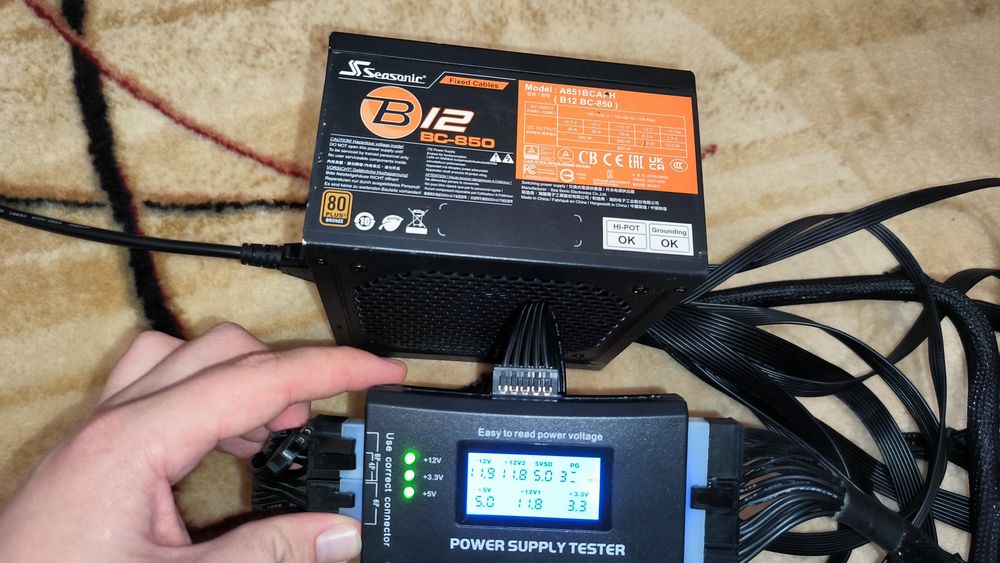 Срочно Seasonic 850w. блок живлення питания