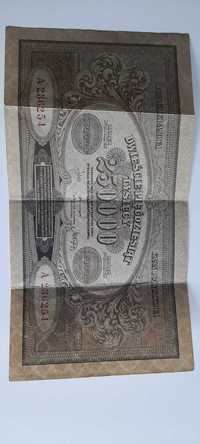 Banknot 250000 Marek Polskich 1916r - 1924r.