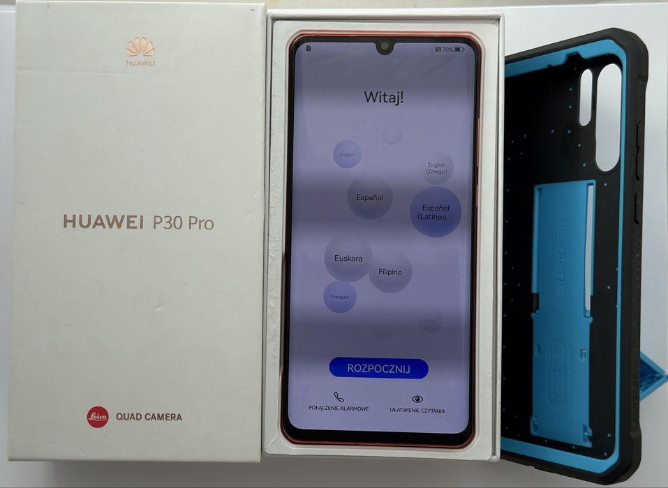 Smartfon HUAWEI P30 PRO 256GB + Pancerne Etui