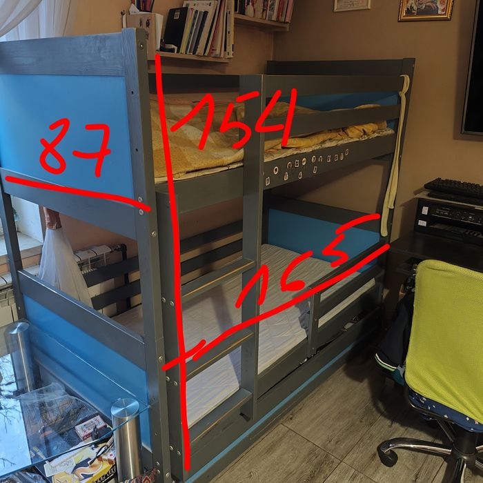 Sprzedam łóżko piętrowe