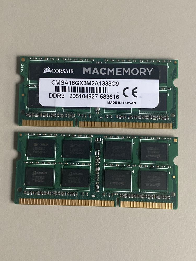 RAM 2x8 GB So-dimm 1333 PC3-10600 macmemory