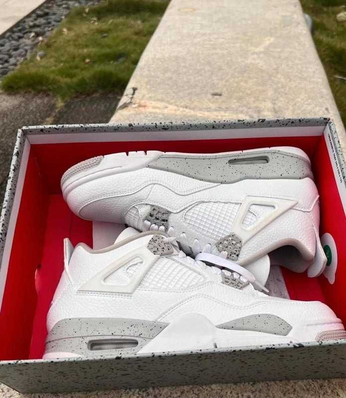 *NoweJordan4 Air4ButyWhiteUnisexTrampki*Dzisiaj Wysyłka 41