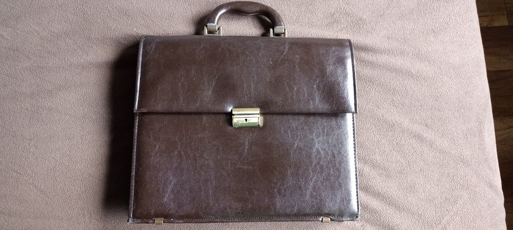 Skórzana teczka męska Vintage