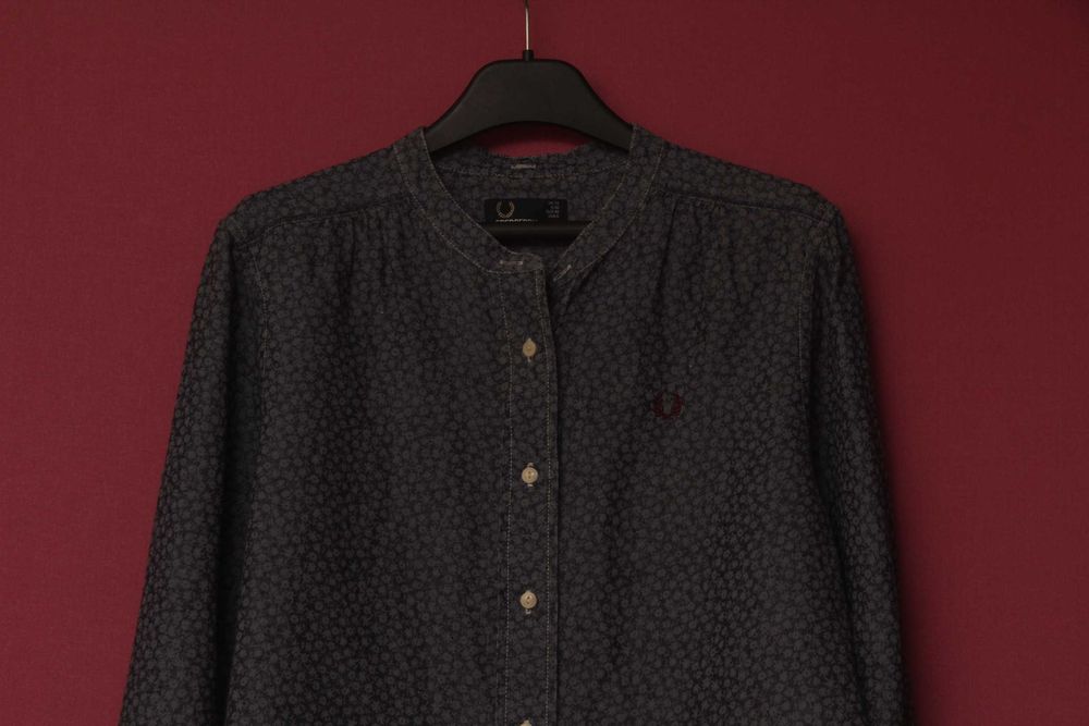 Fred Perry рр M 12 eur 40 блуза льняная (+ хлопок)