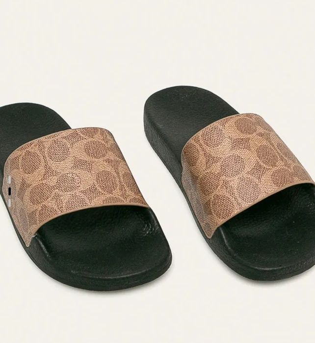 Coach Canvas Оригінал шльопанці Коач канва