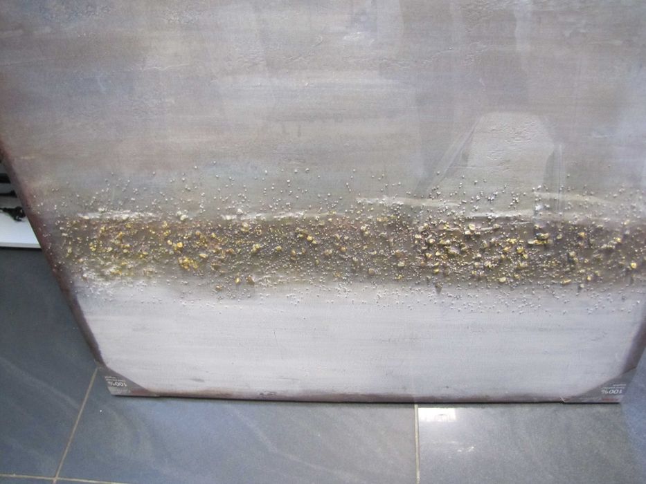 Kare Design obraz akrylowy abstrakcyjny horyzont na płótnie 120x90 cm