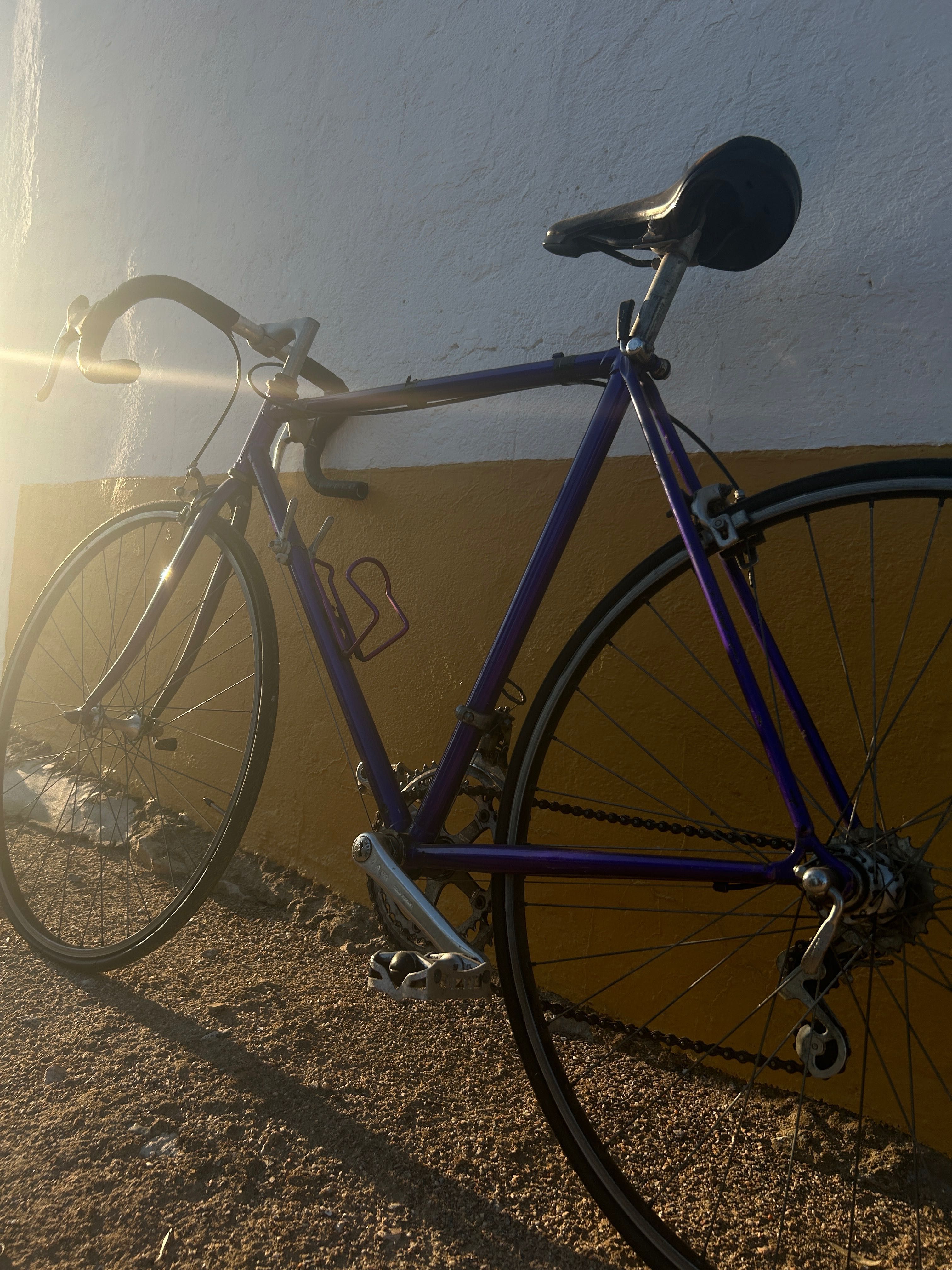 Bicicleta de corrida antiga