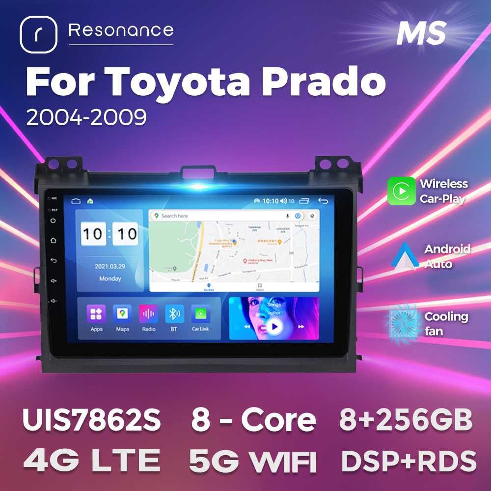 Штатна магнітола TOYOTA Prado 120 android DVD GPS навігація тойота