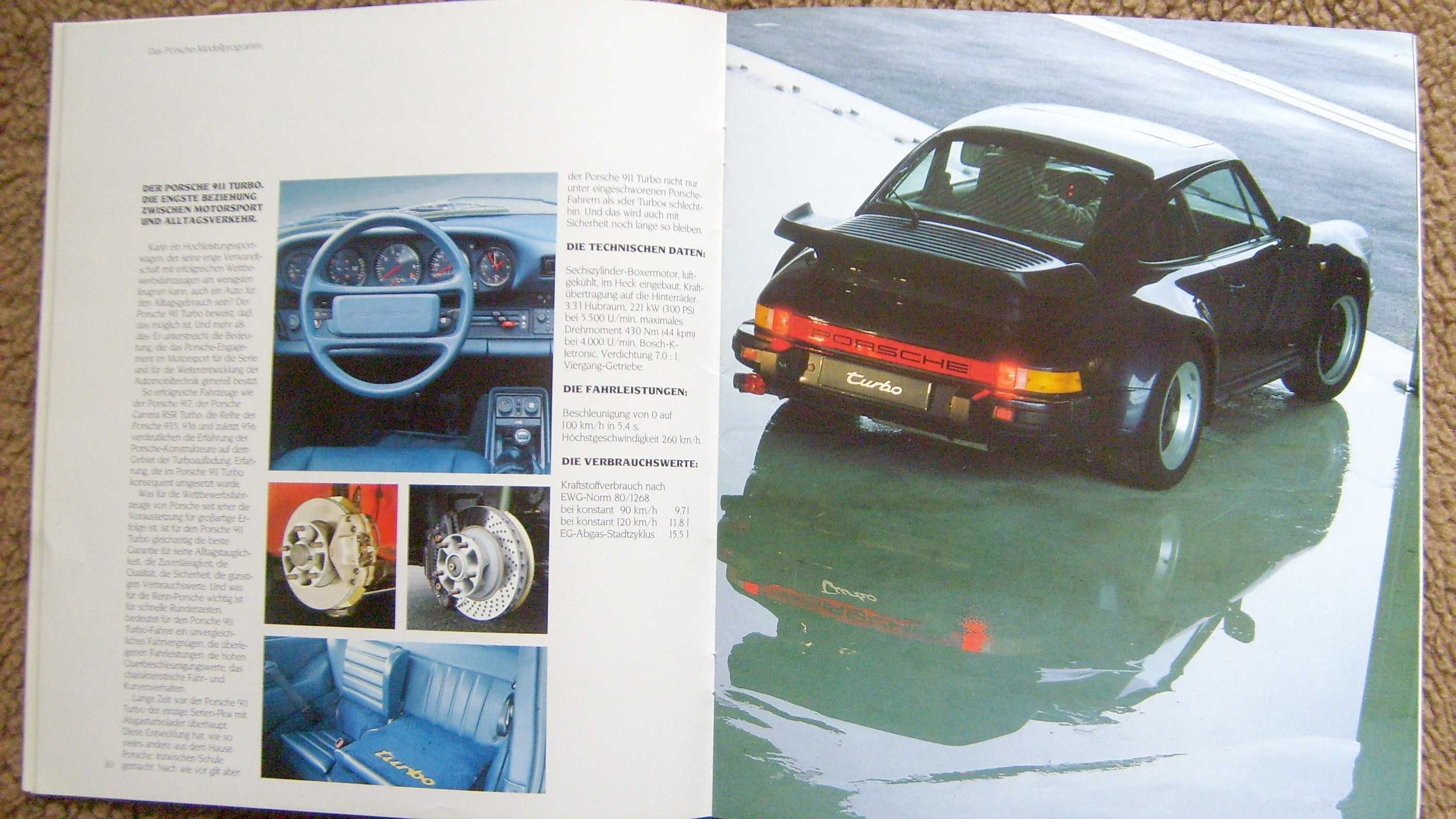 PORSCHE 1984 / 911, 924, 944, 928 S / prospekt 40 str., duży format