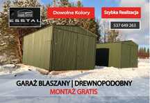 Garaż Blaszany - MAGAZYN - Garaże Blaszane - Wiata - Hala  - ESSTAL*