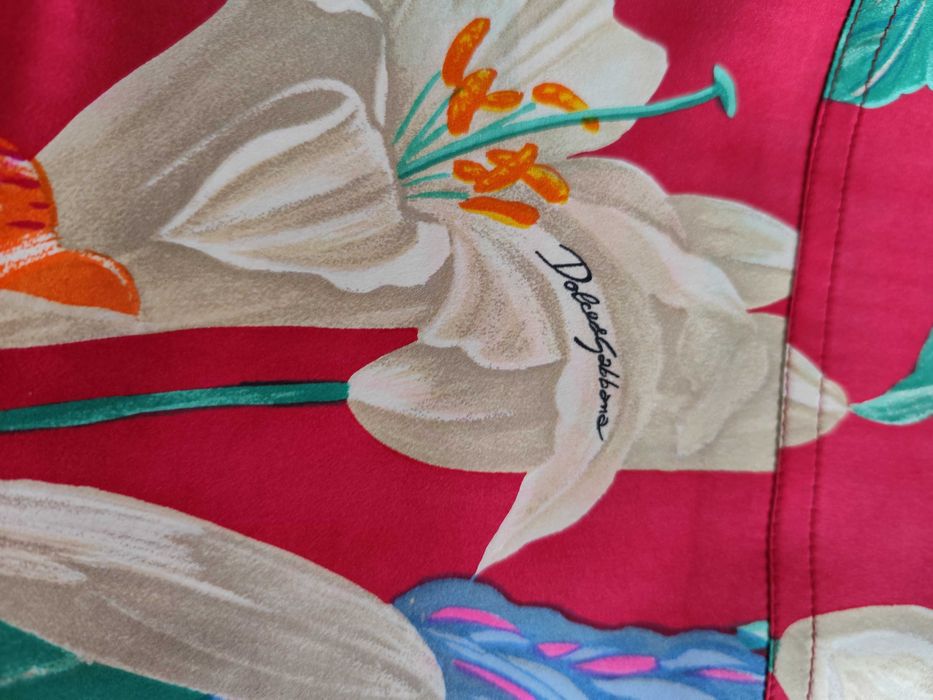 spódnica jedwabna marka dolce gabbana