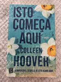 Livro Isto Começa Aqui Collen Hoover