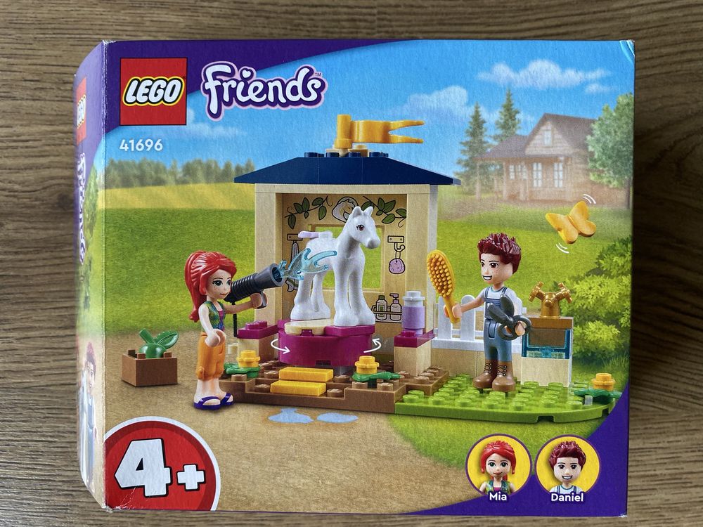 Klocki Lego Friends 41696, Kąpiel dla kucyków w stajni