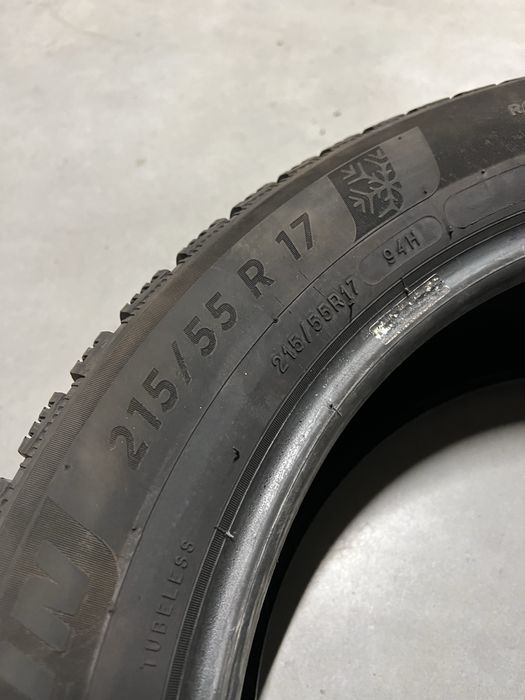 Opony Zimowe Michelin Alpin 6 215/55 R 17 stan dobry